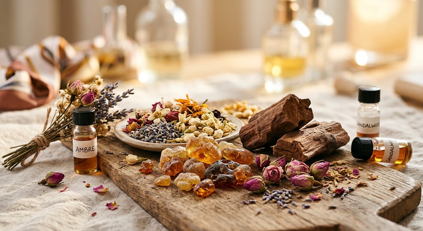 Ingredientes de alta perfumería